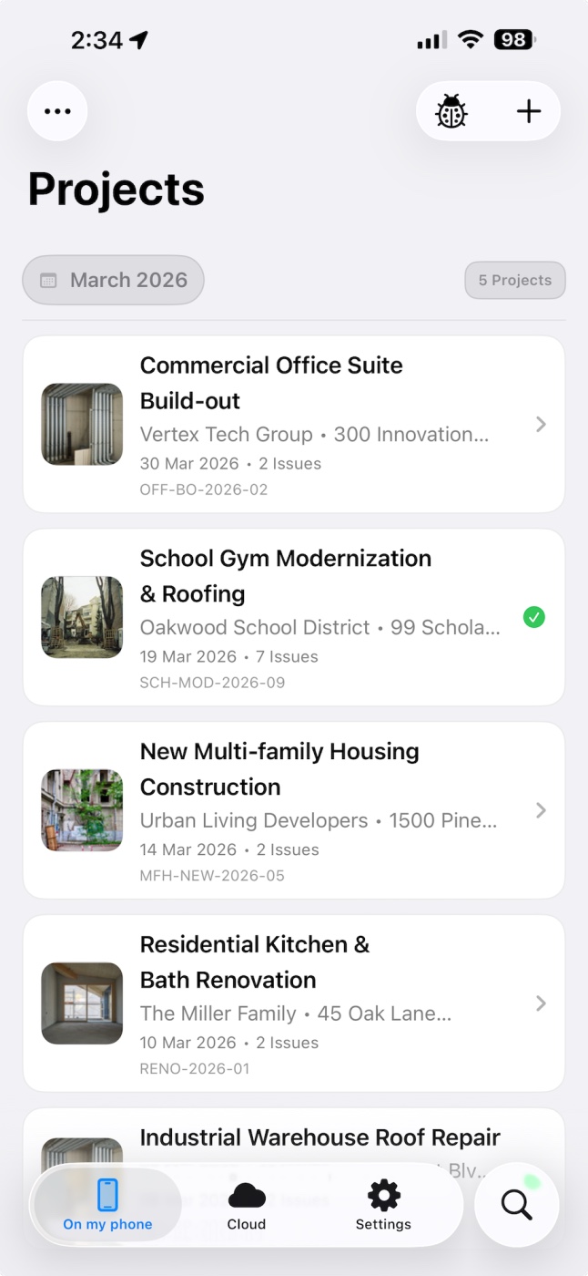 CoreAudit Mobile Experience